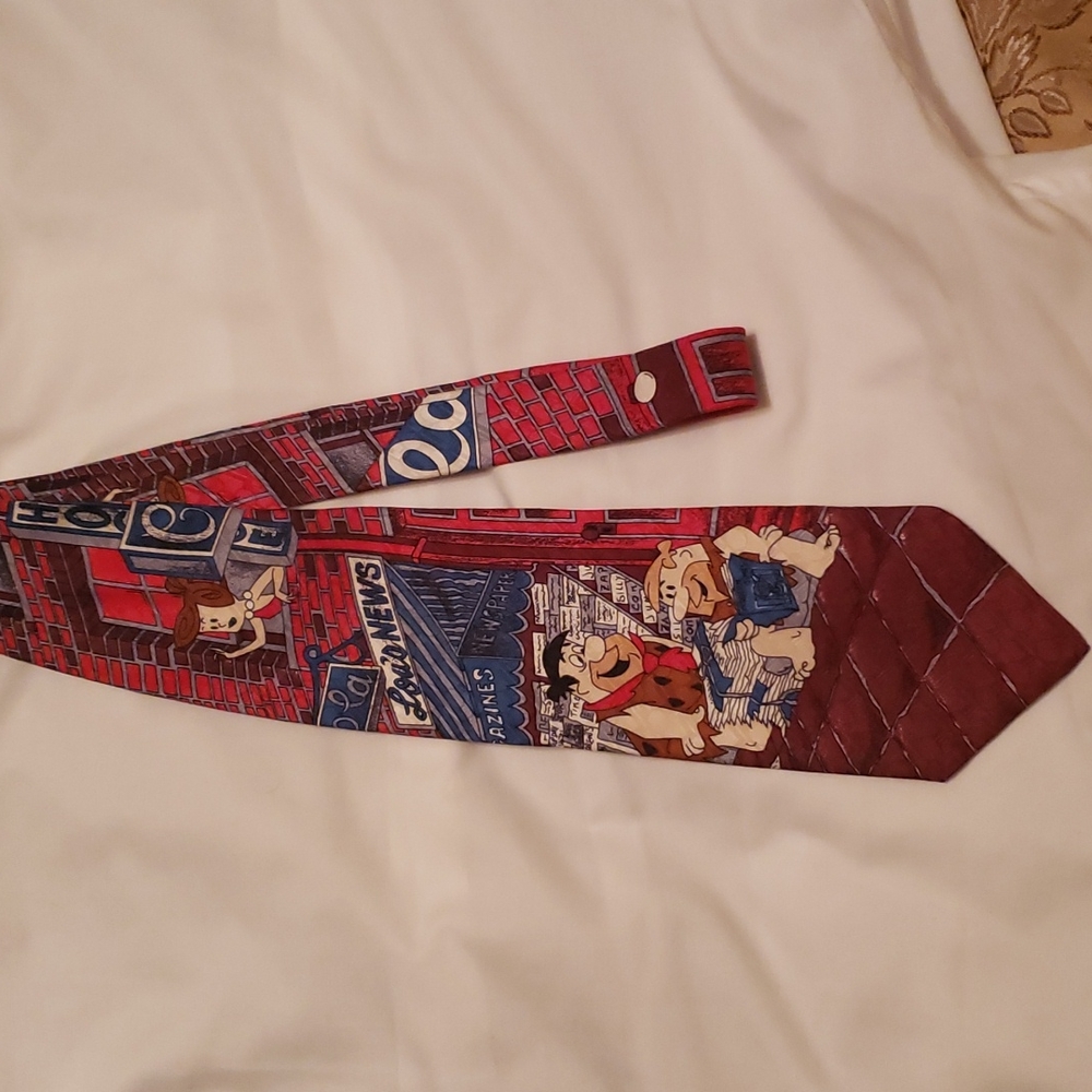 Flintstones  Hand-Made Silk Neck Tie
